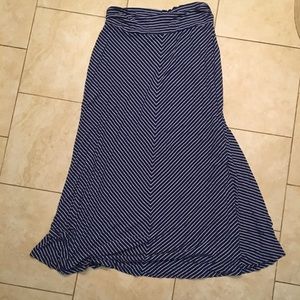 COPY - Target Merona Maxi Skirt blue Large L